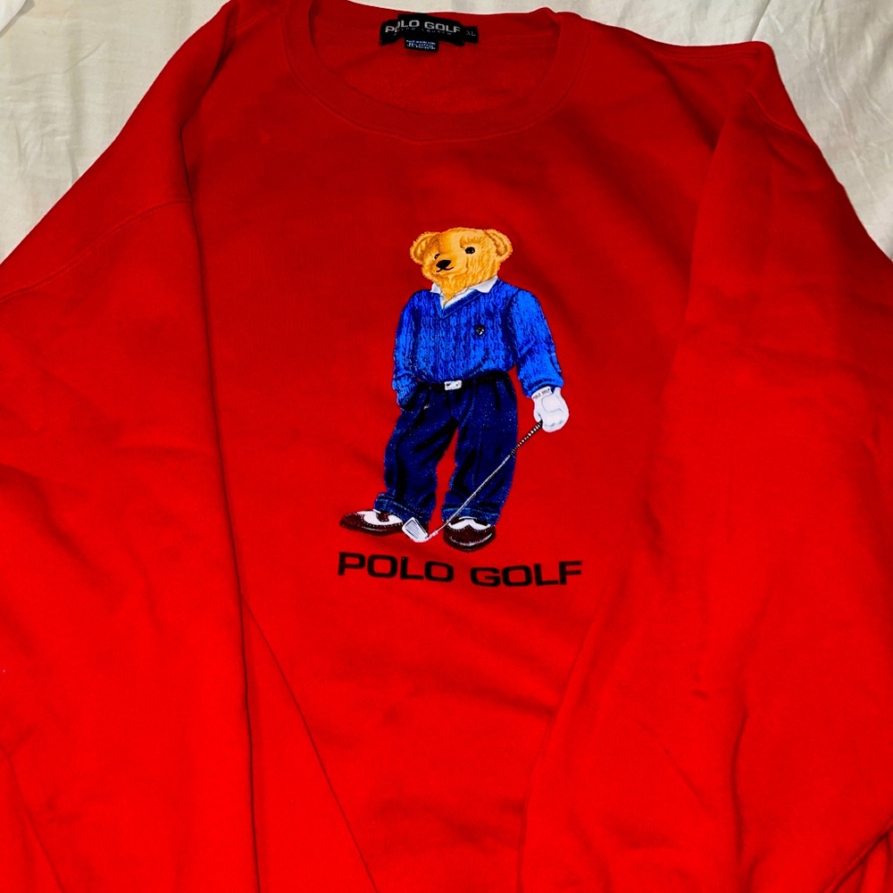 Polo Golf Bear sweat shirt.